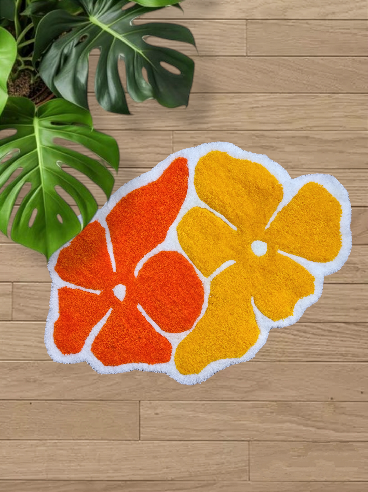 Tapis tufté fait main floral style vintage
Tapis fait main fabriqué en France