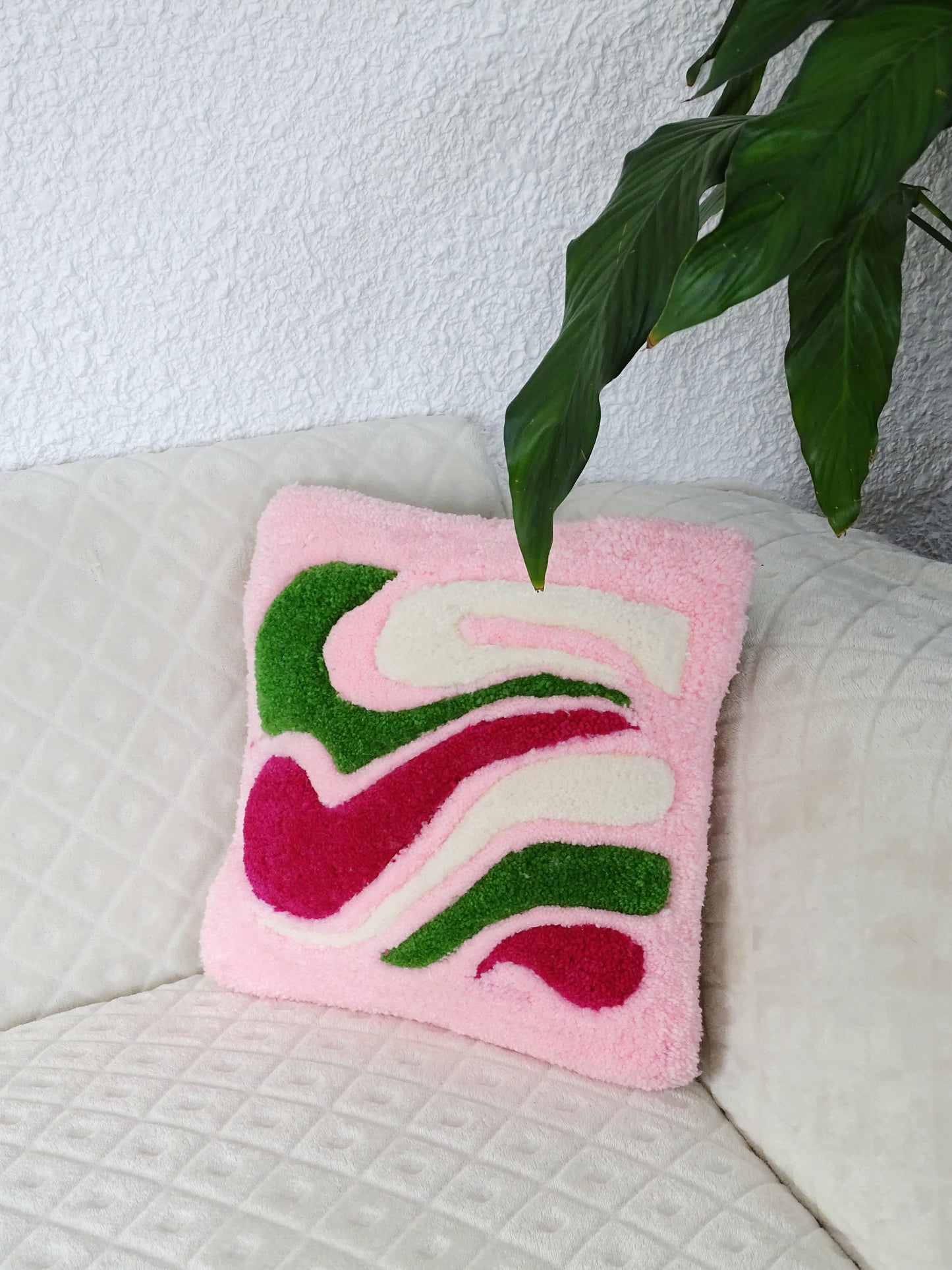 COUSSIN ROSE & VERT