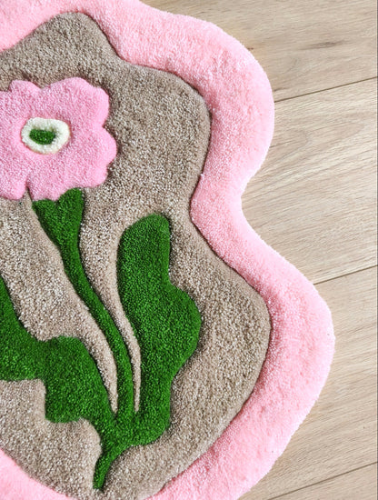 TAPIS FLEUR STYLE VINTAGE